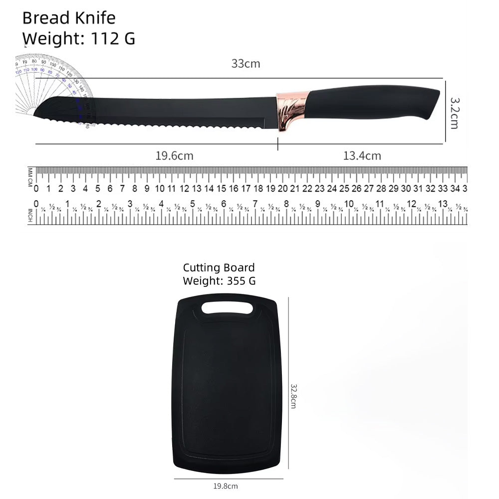 مجموعة أدوات وسكاكين  19 قطعة