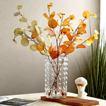 مزهرية زهور زجاجية