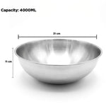 وعاء خلط مزود بعلامات قياس