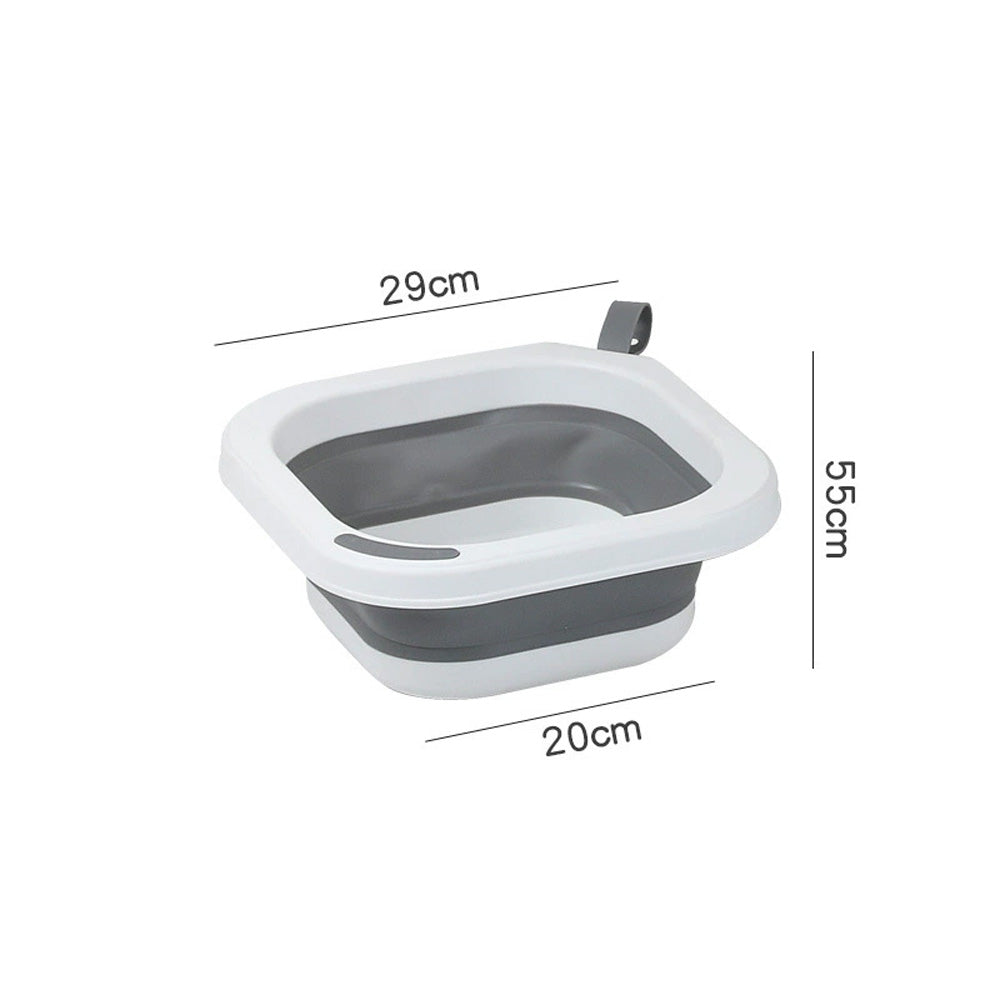مجموعة حمام الأطفال القابلة للطي مع حامل