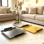 صينية تقديم صغيرة مربعة