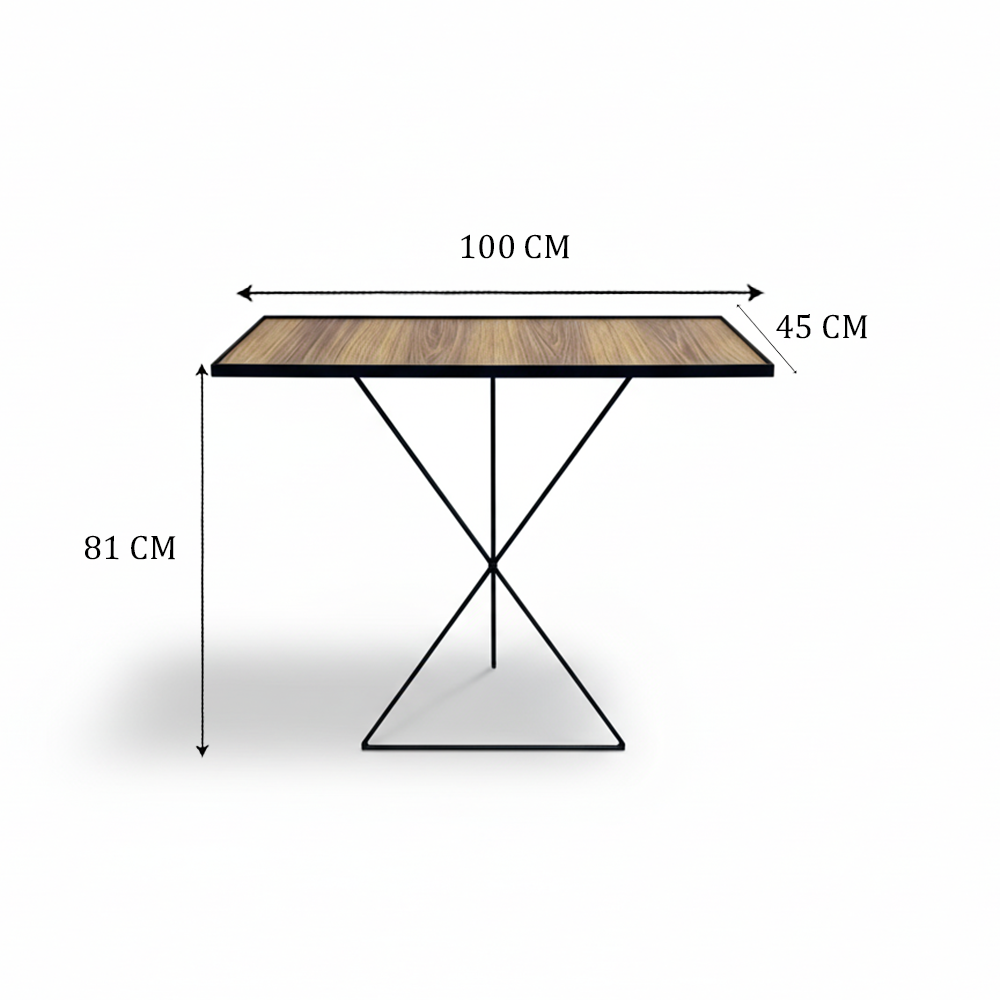 طاولة حديثة بتصميم معدني