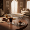 طقم استكانة وفنجان 18قطعة