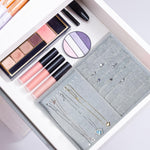 صينية مخملية للخواتم والمجوهرات