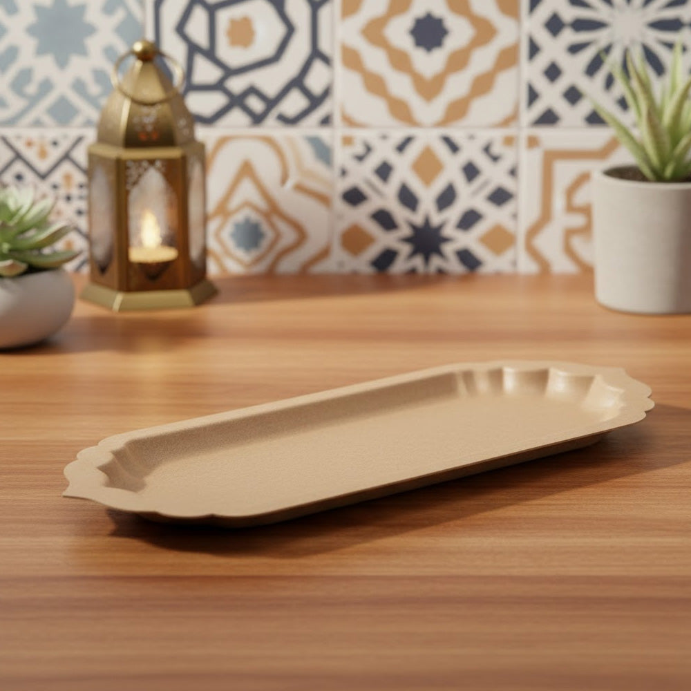 صينية تقديم مستطيلة- وسط