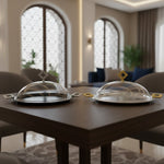 صينية تقديم بغطاء مقبب - صغيرة