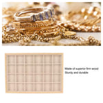 درج خشبي لعرض المجوهرات