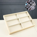 صينية تنظيم خشبية من الجلد الصناع