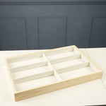 صينية تنظيم خشبية من الجلد الصناع