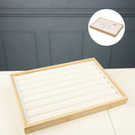 منظم عرض مجوهرات أقراط وخاتم وقلادة بتصميم متعدد الخلايا