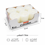 شموع غير معطرة