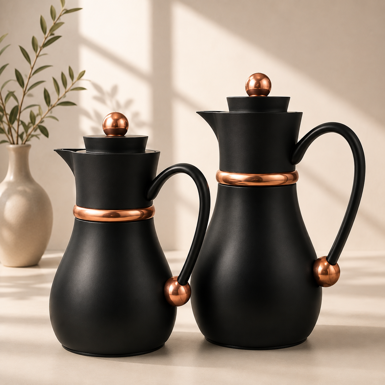 طقم مطارة نسمه-0.7لتر & 1.0لتر