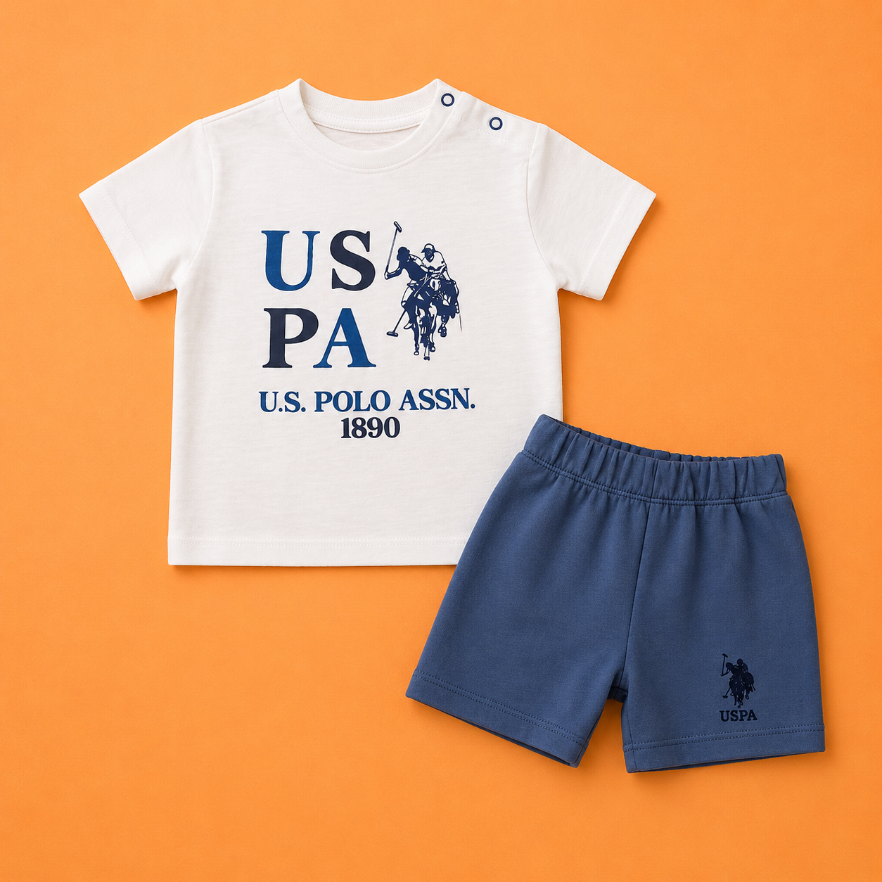 U.S POLO طقم بيبي
