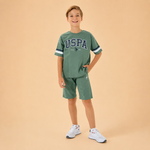 طقم اطفال ولادي U.S POLO