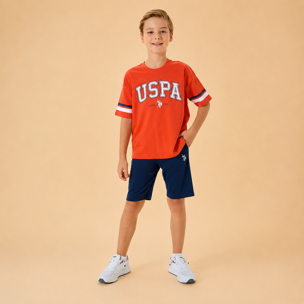 طقم اطفال ولادي U.S POLO