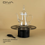 دلة فاخرة مع حامل 950 مل