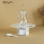 دلة فاخرة مع حامل 950 مل