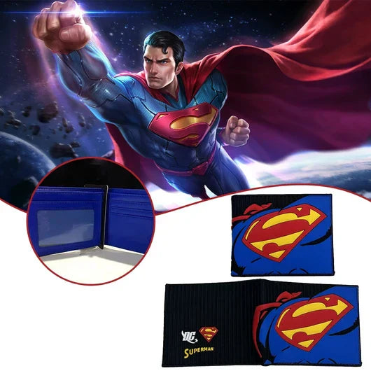 محفظة جلدية بشعار سوبرمان 23