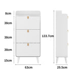 خزانة أحذية كبيرة بثلاثة أدراج