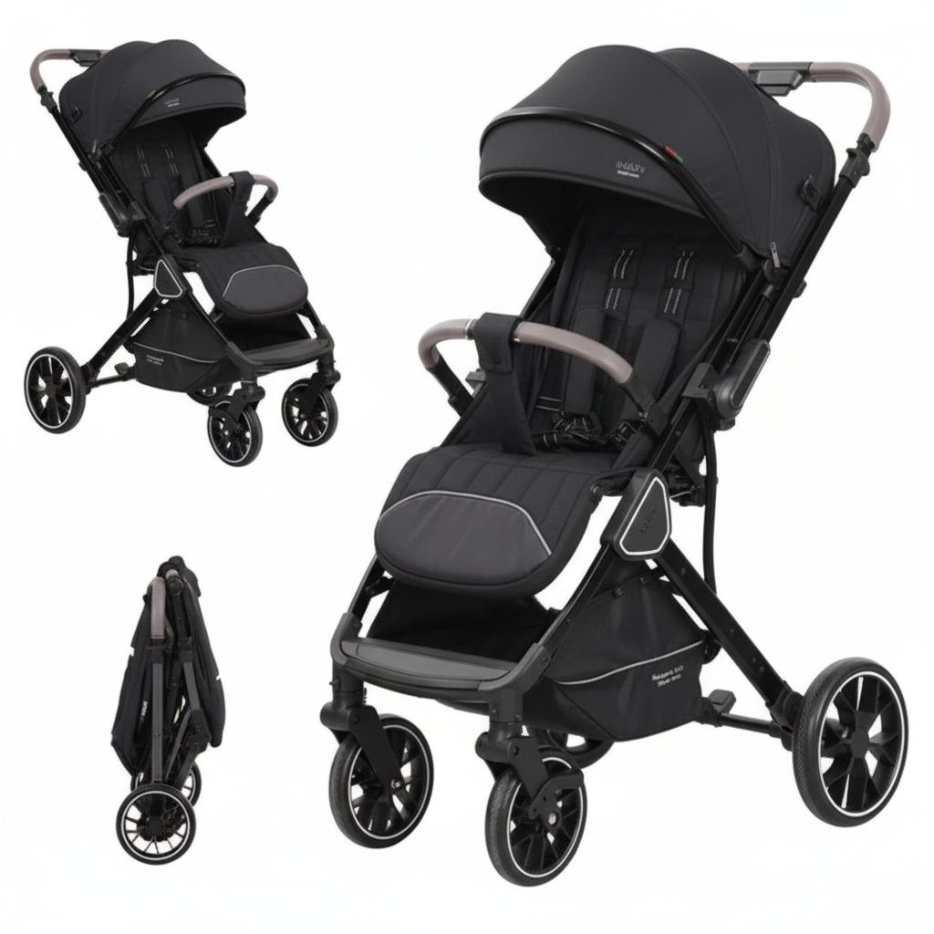 عربة أطفال فاخرة قابلة للطي