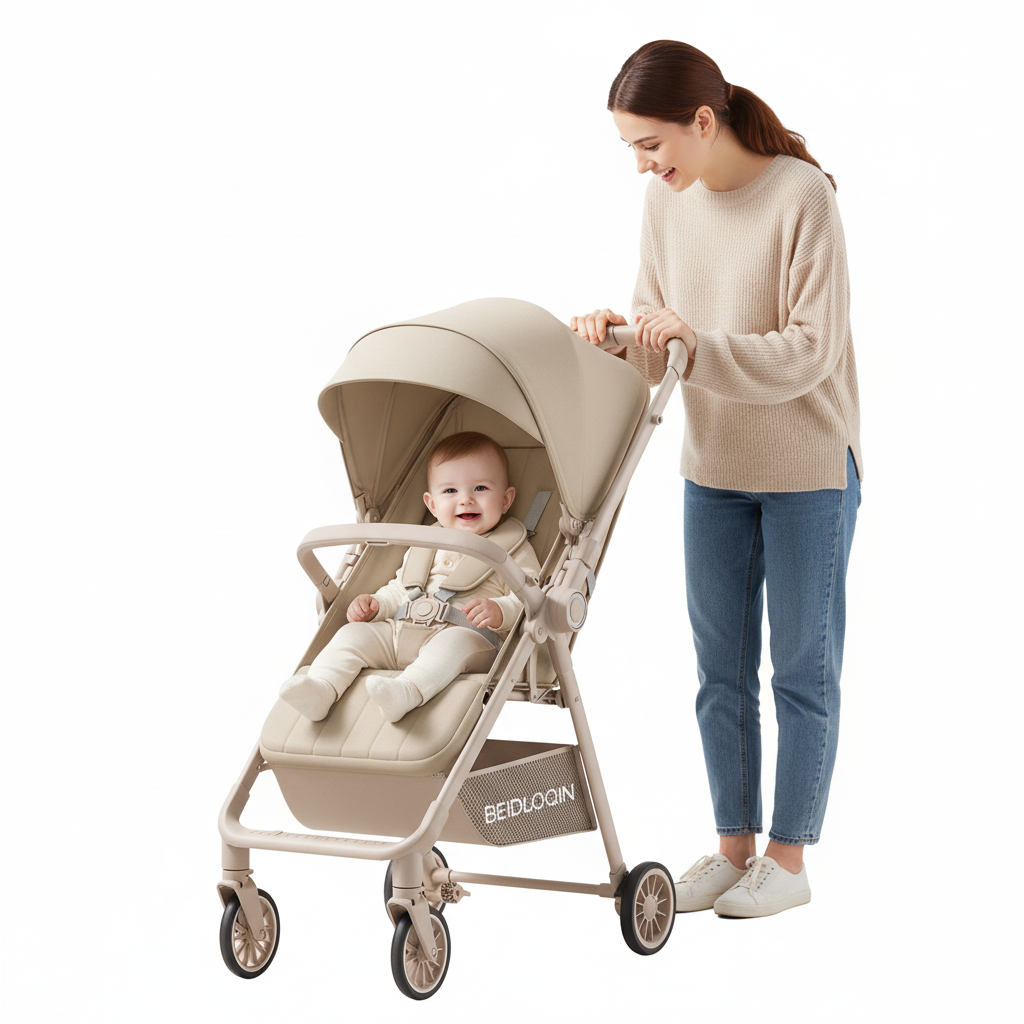 عربة اطفال خفيفة ومريحة