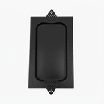 صينية معدنية فاخرة بنقوش هندسية