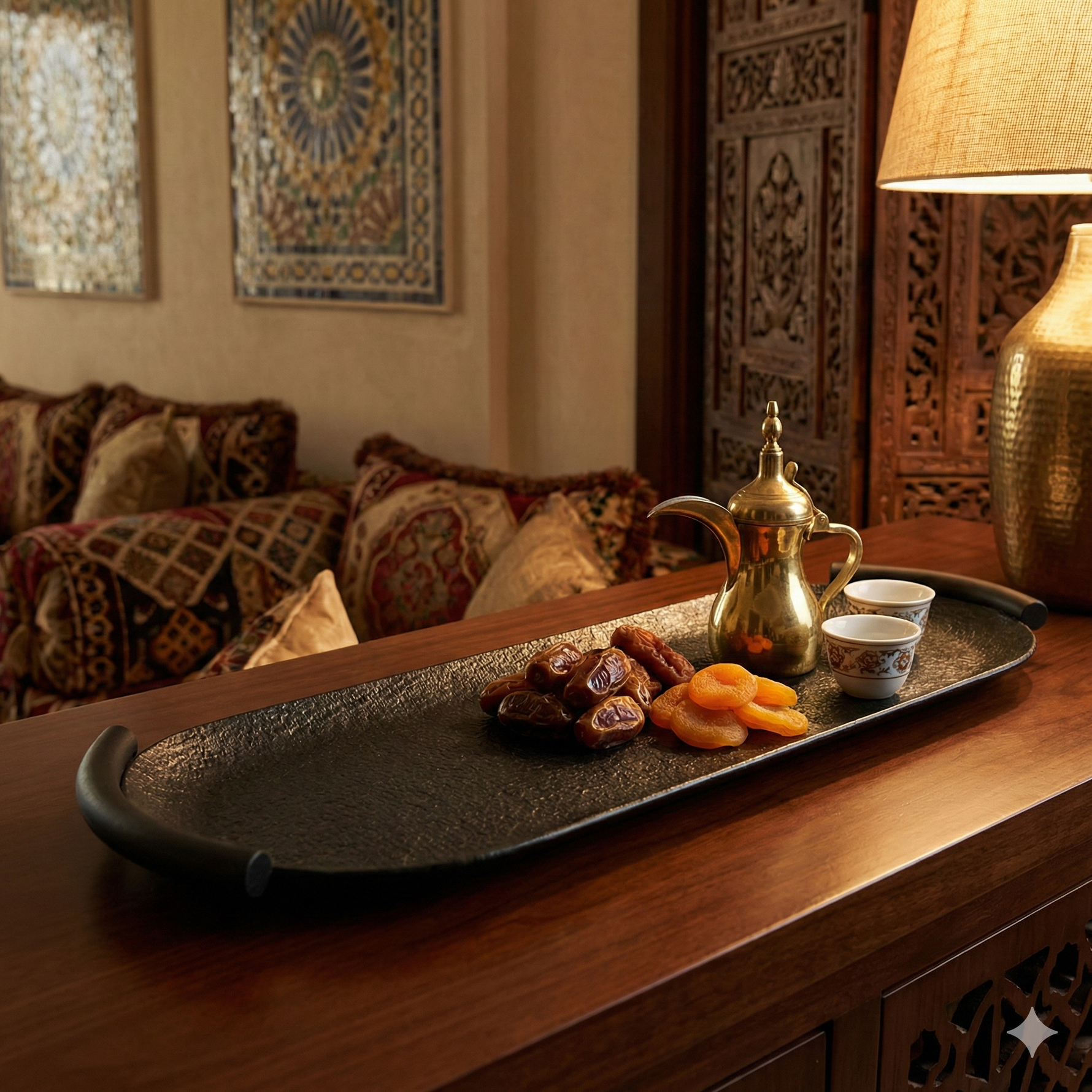 صينية تقديم-كبير