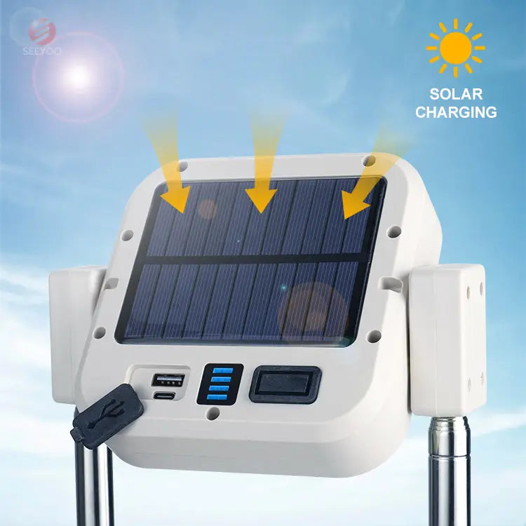 مصباح تخييم يعمل بالطاقة الشمسية