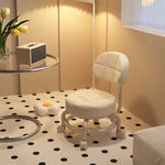 كرسي دوار منخفض مع عجلات