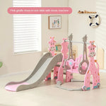 أرجوحة مع زحلاقية 3 في 1 للعب للأطفال