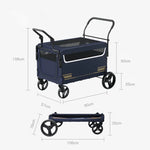 عربة التخييم الكبيرة قابلة للطي