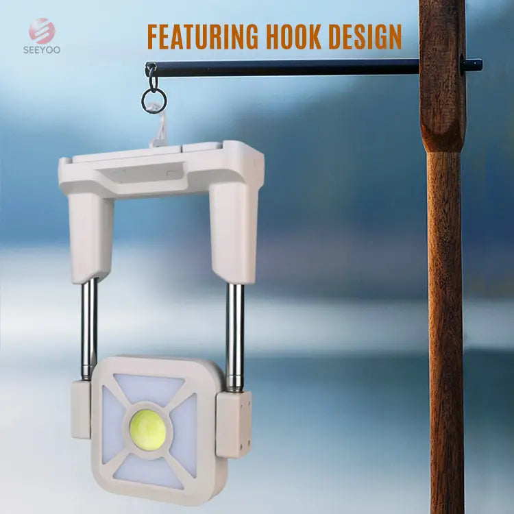 مصباح تخييم يعمل بالطاقة الشمسية