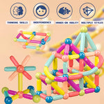 أعواد مغناطيسية مع كرات