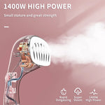 مكواة بخار محمولة للملابس من DSP KD1079 بقوة 1400 وات