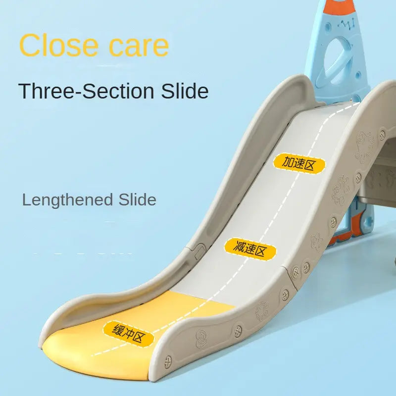 أرجوحة مع زحلاقية 3 في 1 للأطفال الصغار