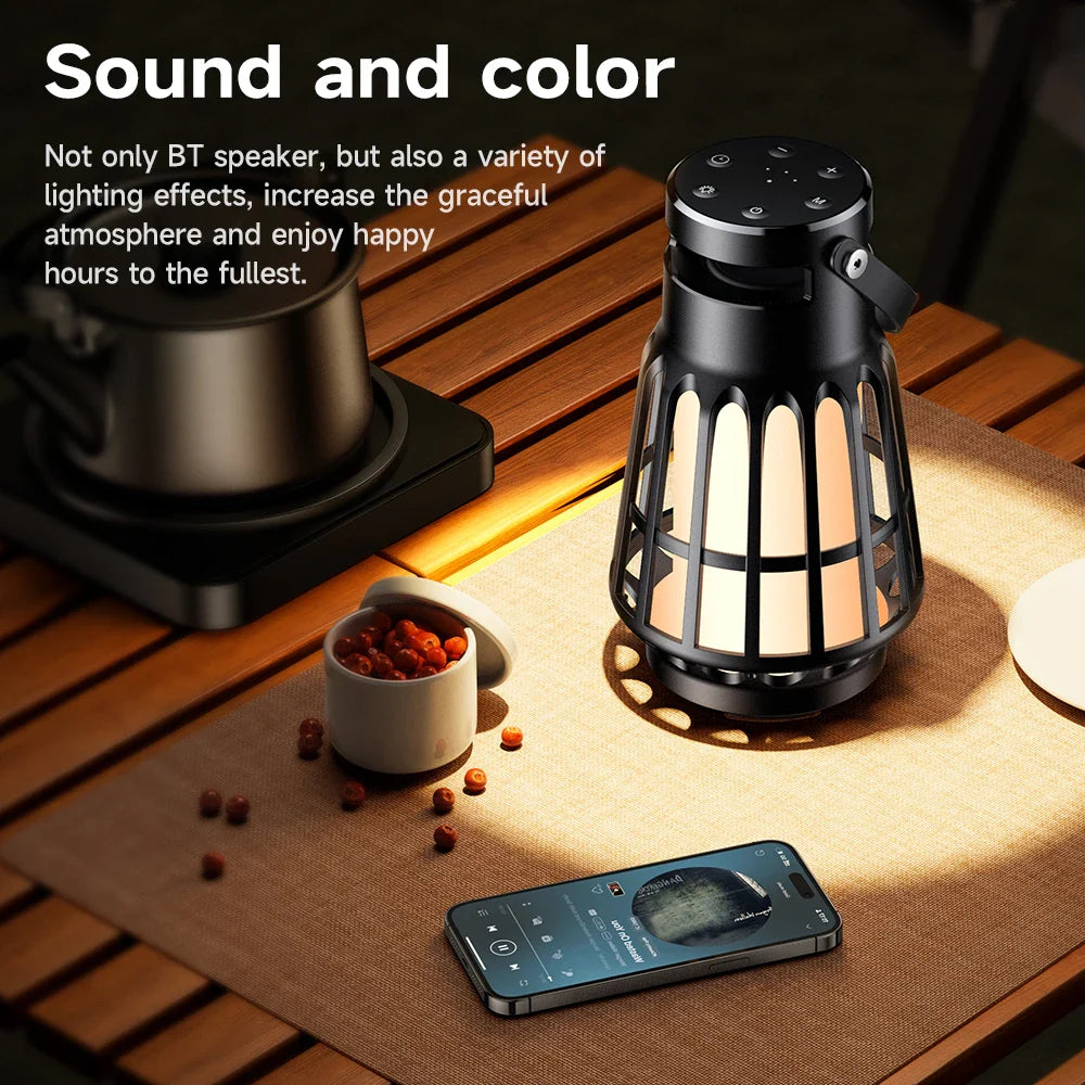 ‏هوكو BS61 مصباح ومكبر صوت التخييم