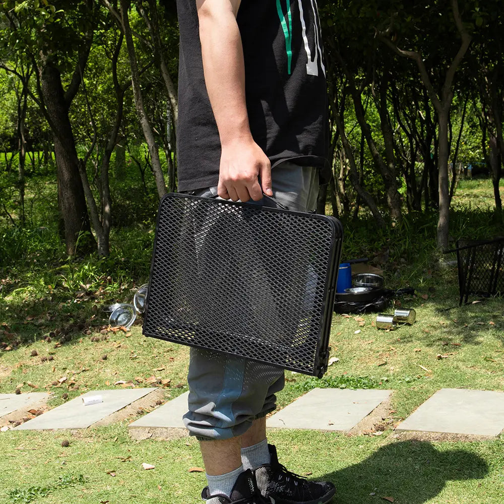 طاولة شواء محمولة قابلة للطي