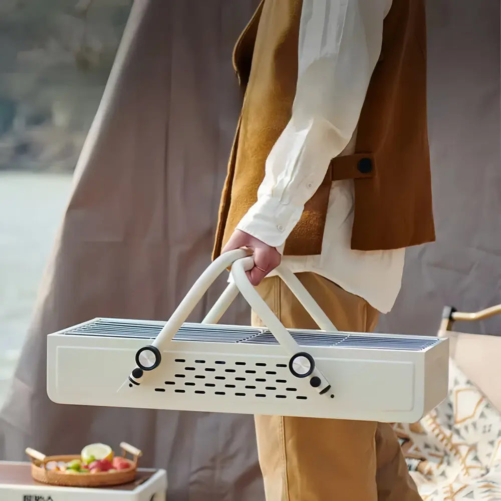 شواية فحم محمولة قابلة للطي