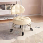 كرسي دوار منخفض مع عجلات