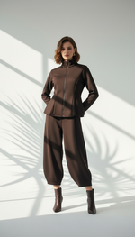 بدلة نسائي بخصر مكشكش