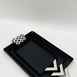 طقم صواني تقديم 3 قطع فاخر