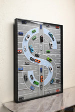 إطار لحركة مرور السيارة فني