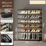 خزانة أحذية شفافة قابلة للطي