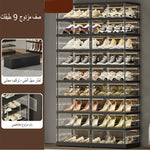 خزانة أحذية شفافة قابلة للطي