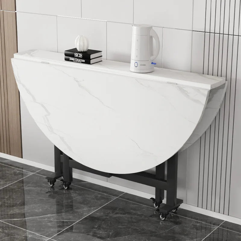 طاولة طعام مستديرة قابلة للطي