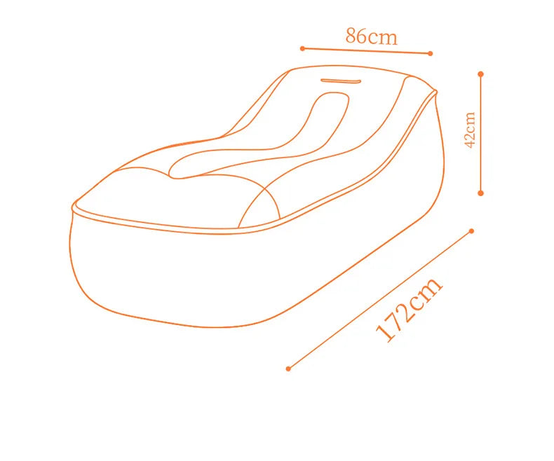 أريكة قابلة للنفخ أوتوماتيكية محمولة