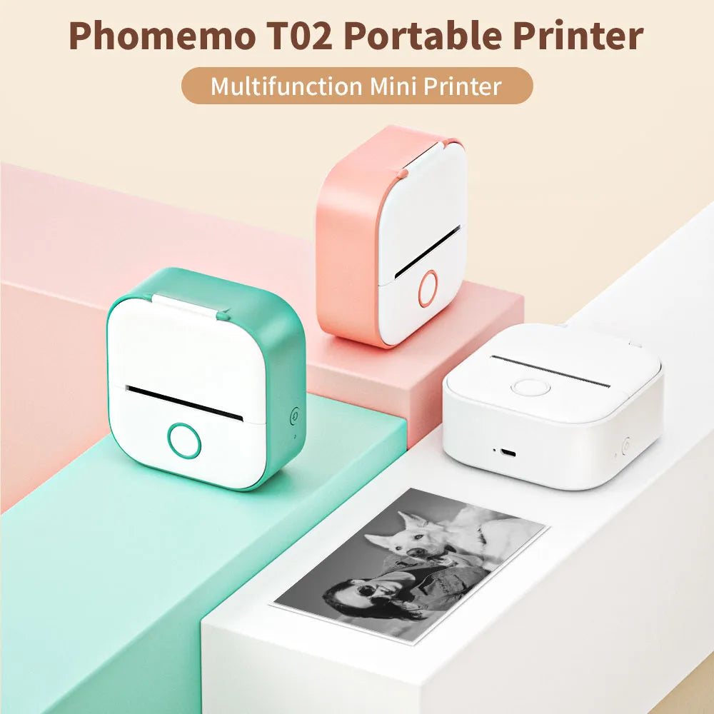 T02 Sticker Printer- Inkeless Printer
