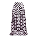 ملابس سباحة مطبوعة مع غطاء وتنورة