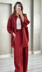 بدلة نسائي بخصر مطاطي