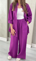 بدلة نسائي لينن